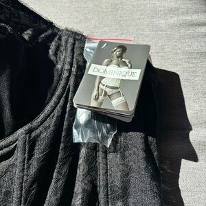 Dominique Colette Lace Strapless Bustier, Black 46C